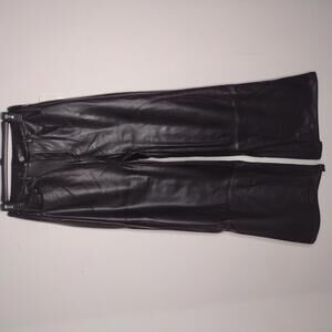 NWT Hunter & Brown Women's Black/Faux Leather Pants Size Medium